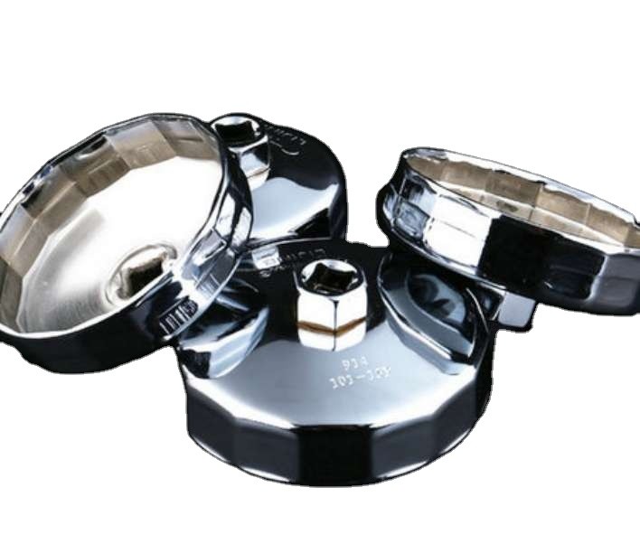 Mirror Pollished Oil Filter Cup Wrench , Effortless Oil Filter Wrench Cap