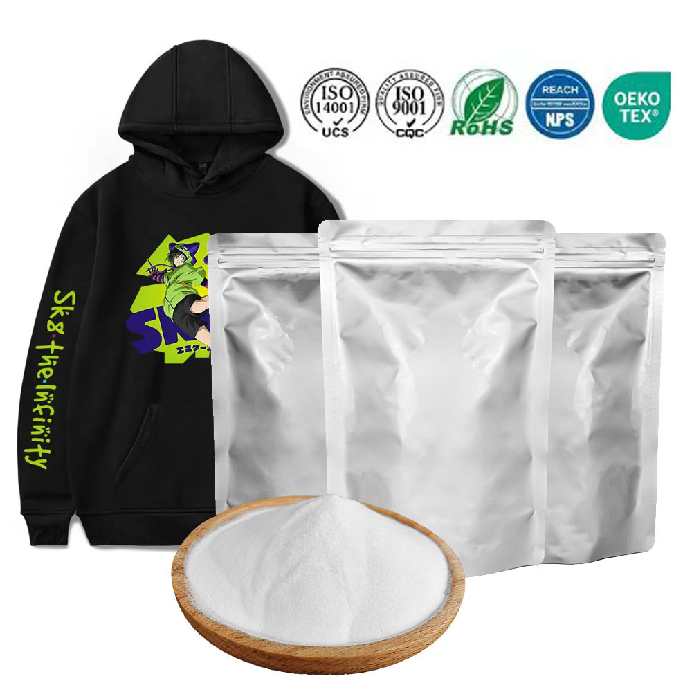 Hot Melt Transfer TPU DTF Powder with Melting Temperature 130-150C and Melting Range Dsc 95-105C