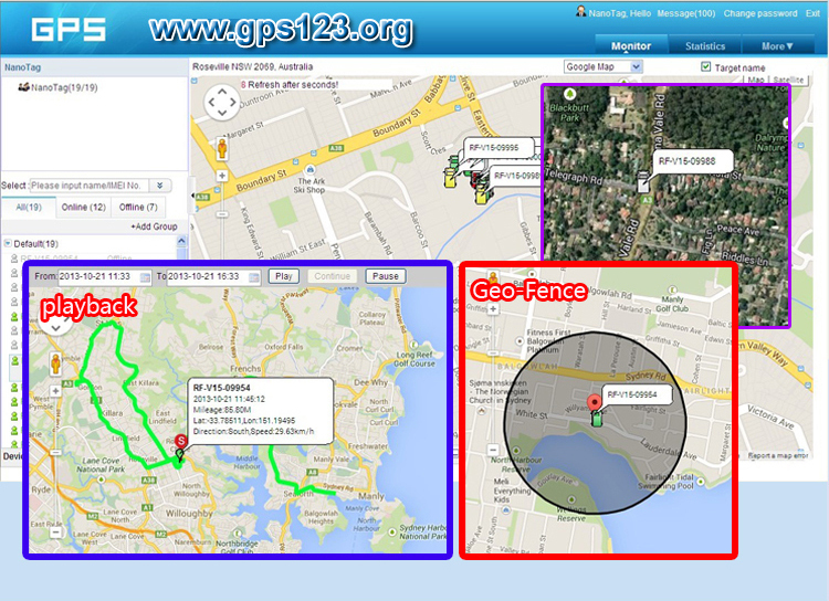 Mini coin size bicycle car gps sms gprs tracker vehicle tracking system with sim card rf-v8