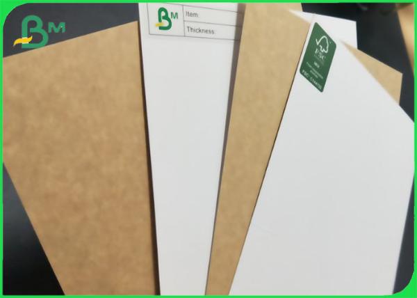 225g 325g White Coated Kraft Back Paper Food Grade Fast Food Box Material