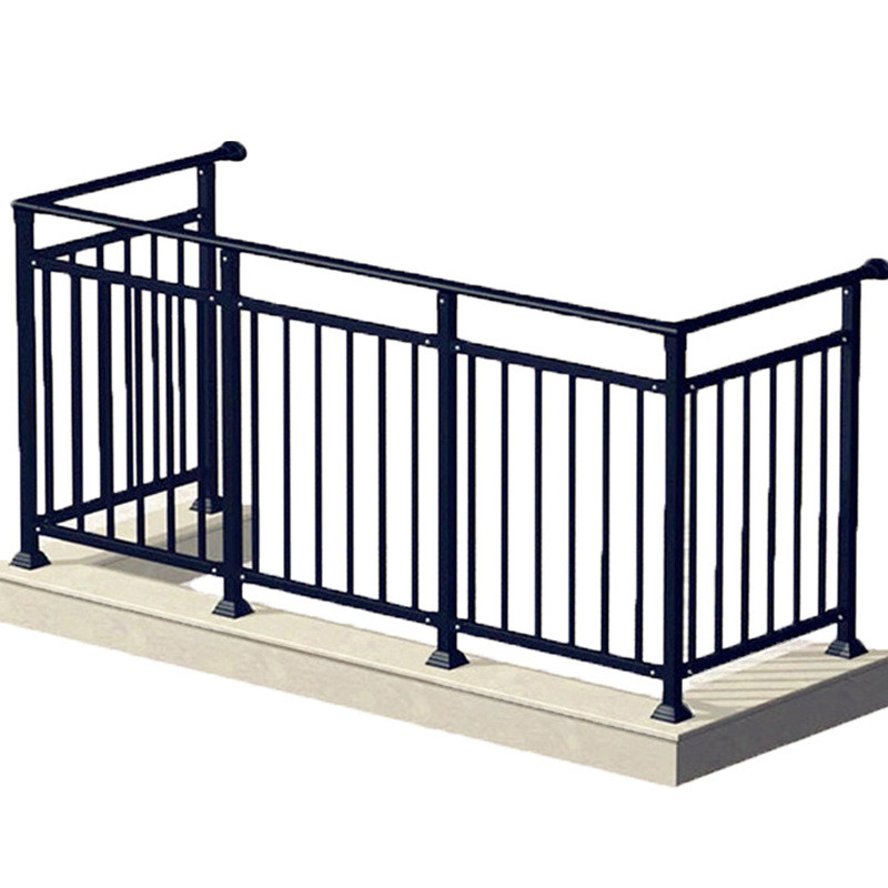 Modern Stainless Steel Handrail Railing Zinc Steel Balustrade Metal Interior
