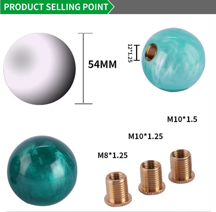 Wholesale customization 5 speed car universal black 8 ball shift knob gear shift knobs