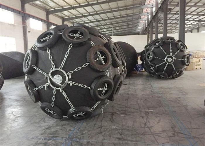 Length 3.5m Marine Rubber Fender Double Layers Yokohama Pneumatic Fender