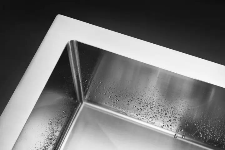 Round Double Bowl Undermount Sink With Drainboard Sink Brushed Surface Australia Style