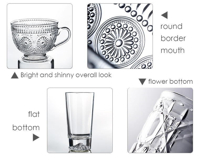2023 Factory Coffee Milk Mug Glass Tea Cups