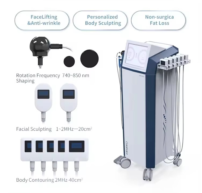 Non invasive RF Trusculpt Face Lifting Fat Burning Body Slimming Machine