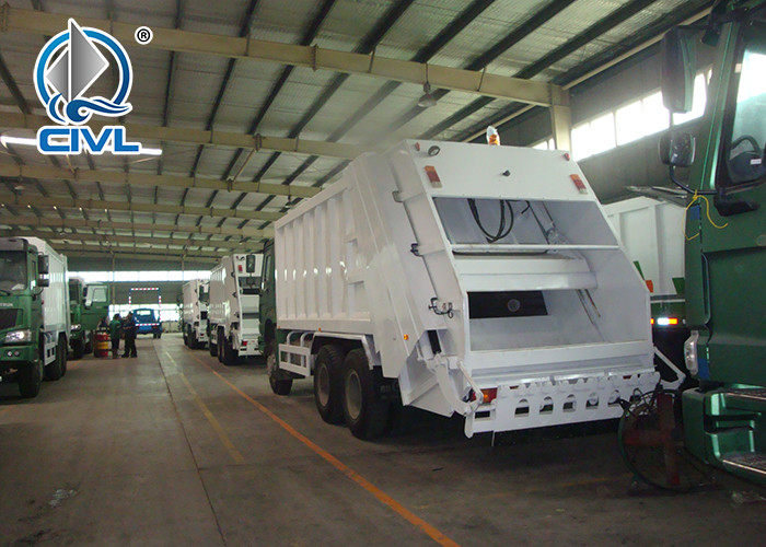 Grabage Collection Truck Sinotruk SWZ Garbage Compactor Truck , Rear Loader Garbage Truck