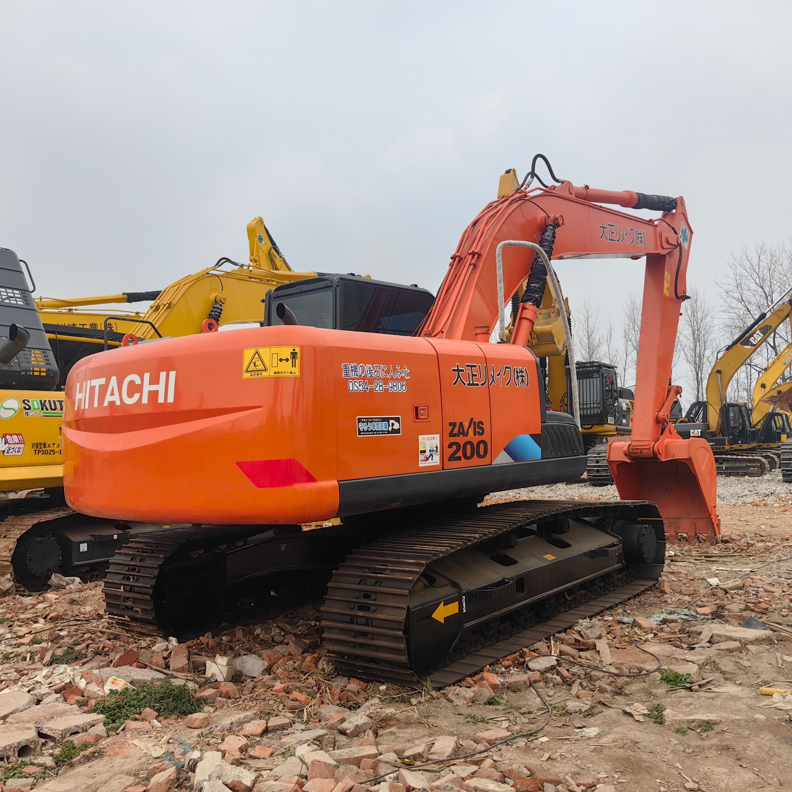 Japan Brand Used Hitachi Zx200-3 Excavator 20T Hydraulic Crawler Secondhand Digger