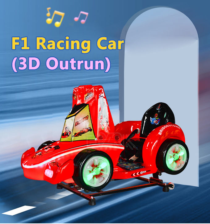 F1 Outrun 3D Electric Kids Swing Machine For Shopping Mall