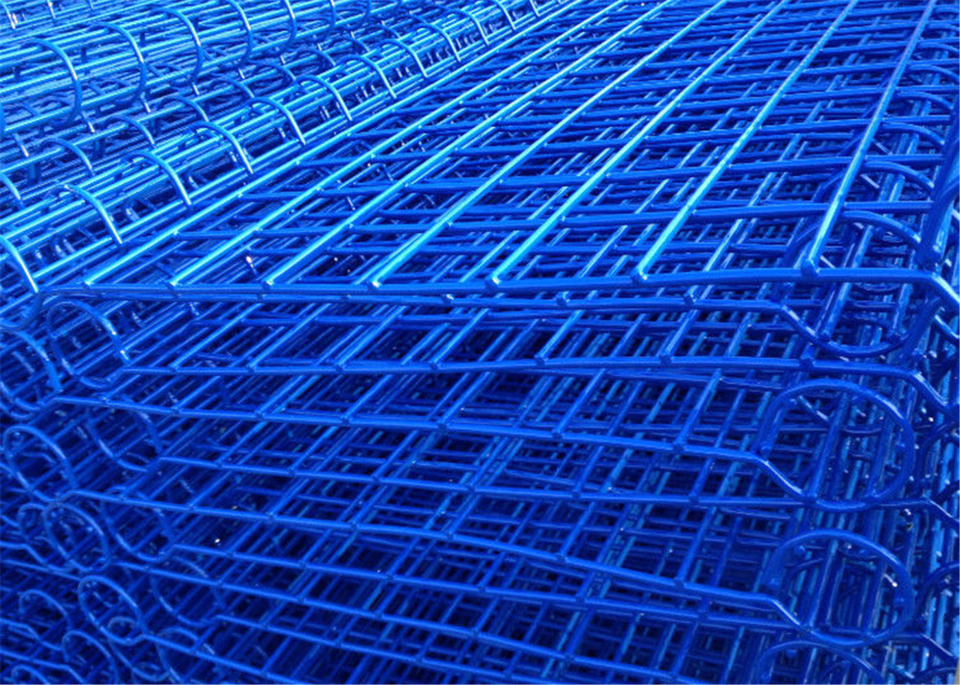 Low price ornamental double loop wire fence