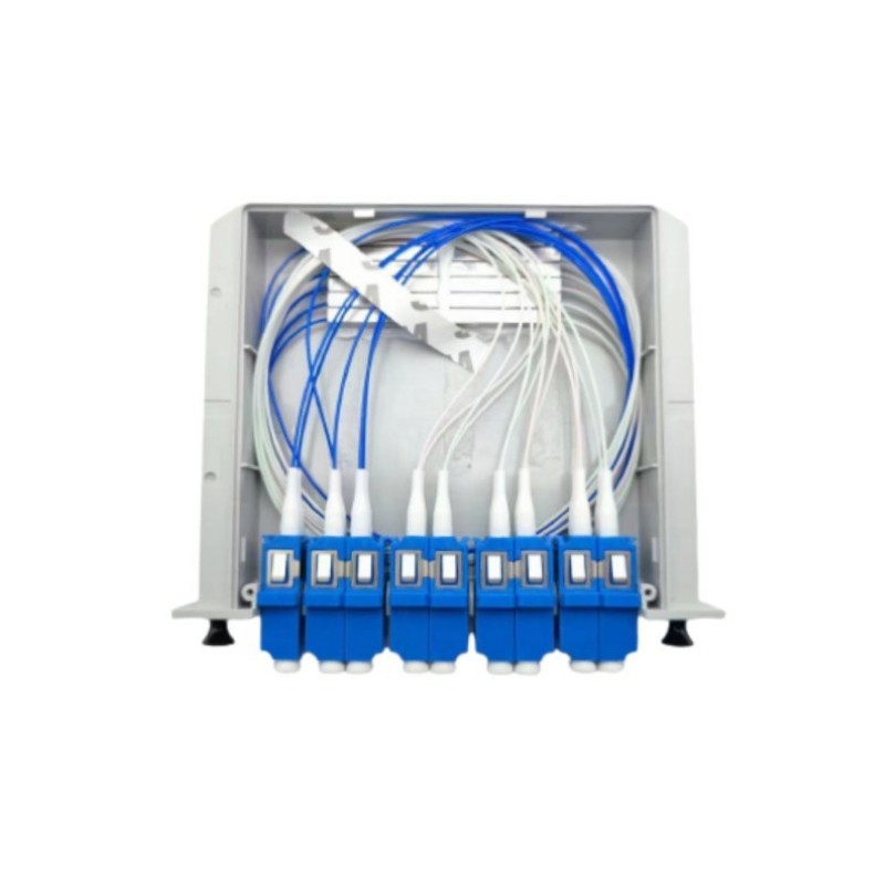 LGX PLC Splitter 1x2/1x4/1x8 LC UPC SM 0.9mm PLC Fiber Optic Splitter with PP Material