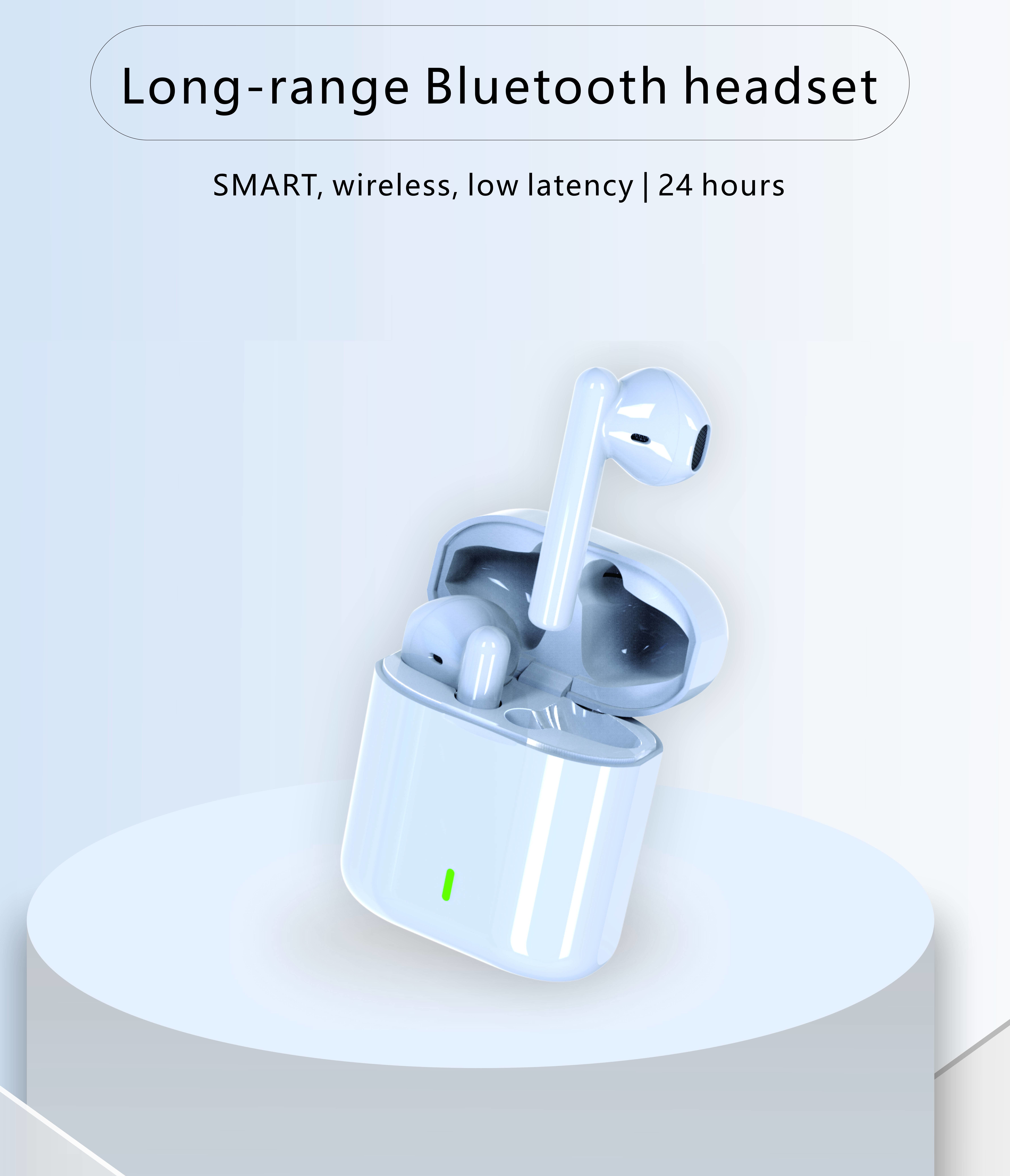 Lightweight Wireless Earbuds For Iphone Auto Pairing 15M Working Range
