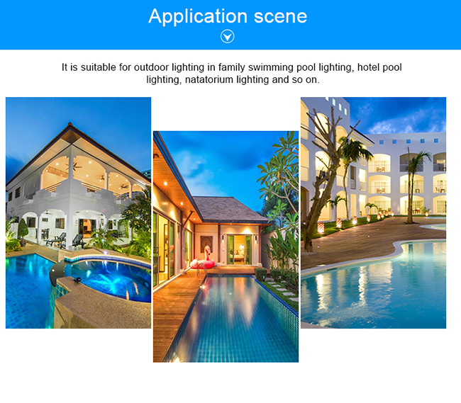 18W Hotel Installed LED Wall Mounted Pool Light Ip68 Low Voltage Led Pool Lights White Color