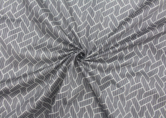 Warp Knitted Mattress Quilting Fabric Polyester Printed Customization