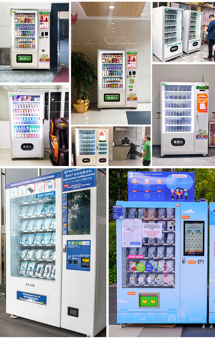 Hotel Vending Machines For Shopping Mall And Subway Station Needs