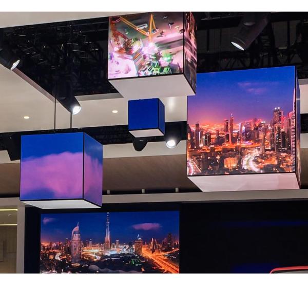 New Design Full Color High Resolution P2.5 P3 P3.91 P4 Advertising Cube Led Display