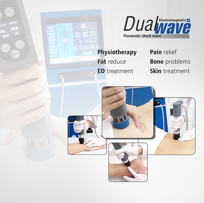 ESWT Therapy Machine Double Wave Shockwave Ultrasound Therapy Erectile Dysfunction Machine Shock Wave For Man