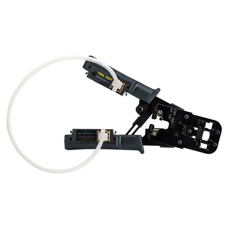 Anatel Wire Stripper Network Cable Tester For 8P6P4P Crimping Tool