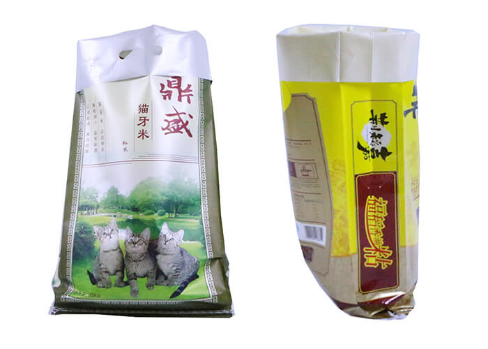 10Kg - 25Kg Polypropylene PP Woven Rice Bags Laminatted Polypropylene Grain Bags