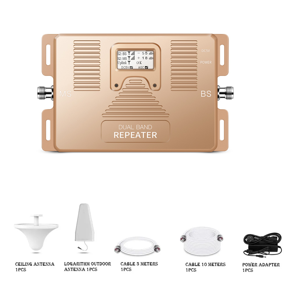 CDMA Cellular Signal Booster Greatest 500m2 Coverage 5g Cell Phone Booster
