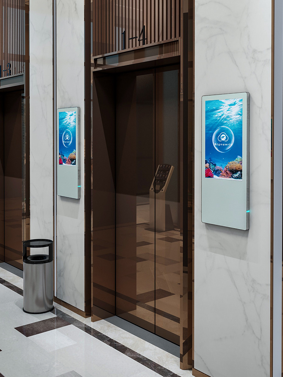 22inch Elevator advertising display lcd Elevate Your Advertising Results 300cd/m2