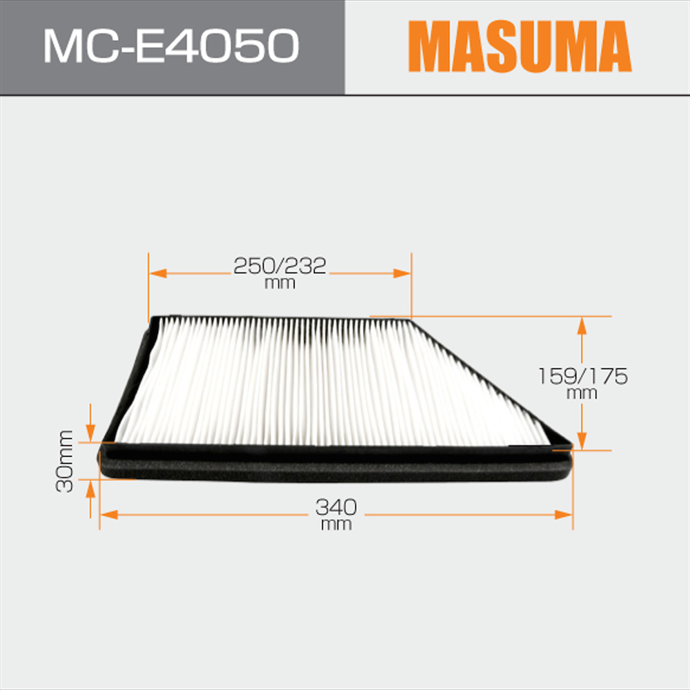 MASUMA NO. MC-E4050 Cabin Filter 6447.AZ for PEUGEOT 206 Auto Repair Air Conditioning