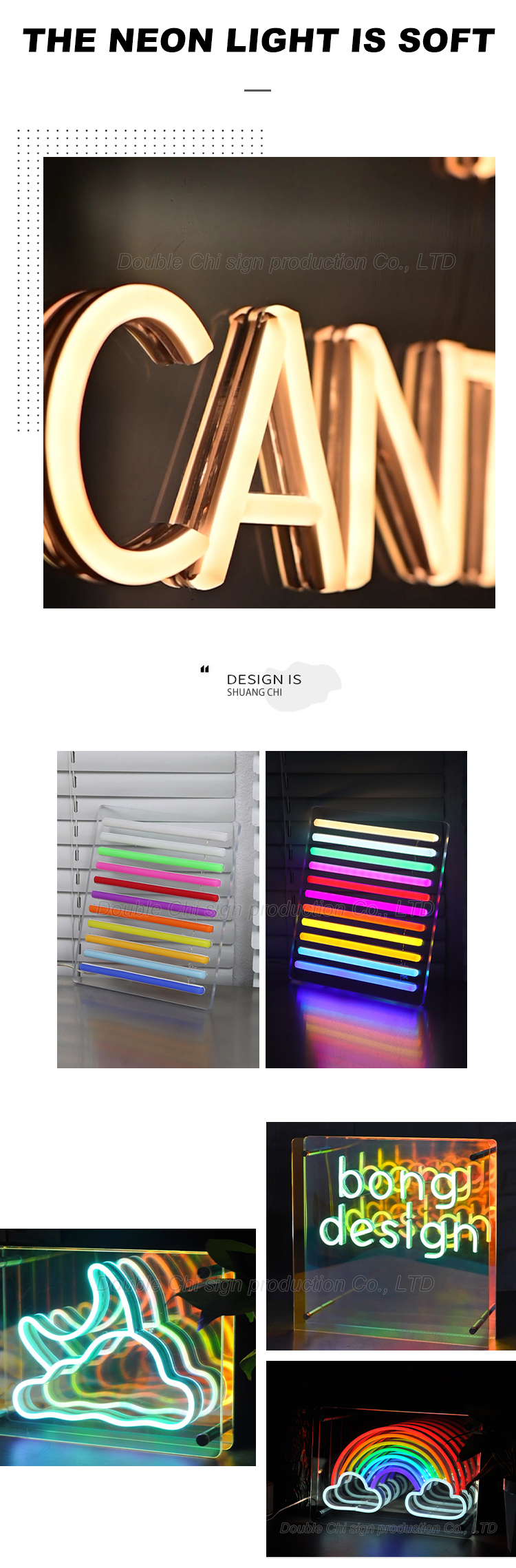 Acrylic 3D Hologram Display Screen LED Digital Signage for Mirror Sign Letters Light Box