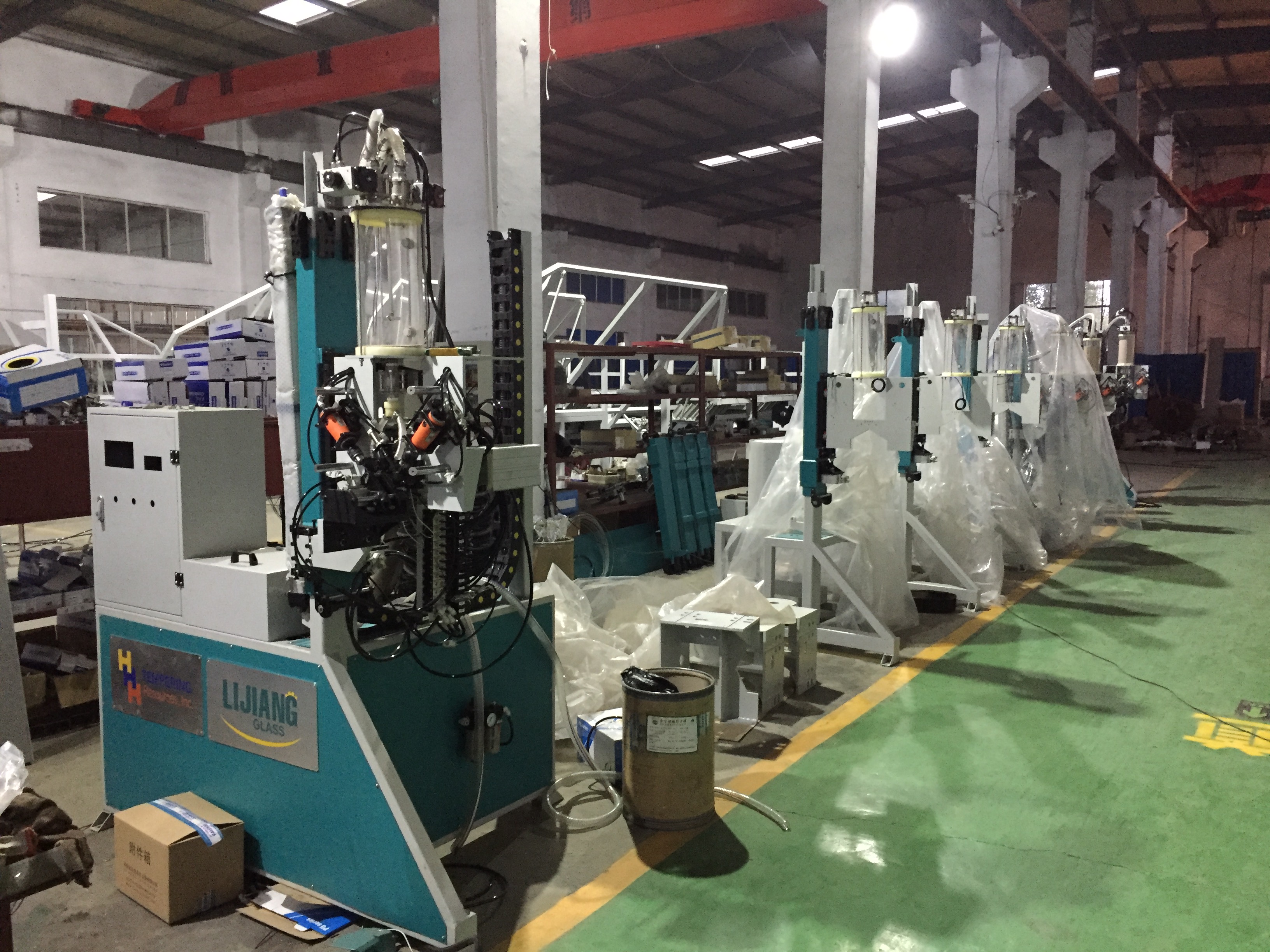 IG Glass Vertical Type Desiccant Filling Machine Automatic Sealing High-Efficient Launch