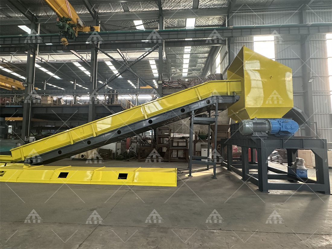 Industrial Scrap Metal Double Shaft Shredding Machine Metal Crusher