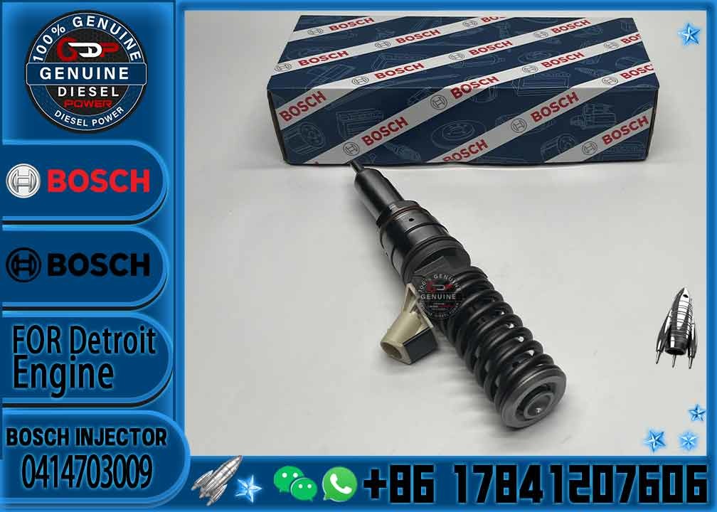 Excavator accessories Diesel Injector 0414703008 0414703009 504082373 504132378 0986441025 For Iveco