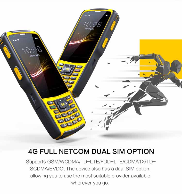 S5 Handheld Waterproof 2D Barcode Scanner Reader PDA