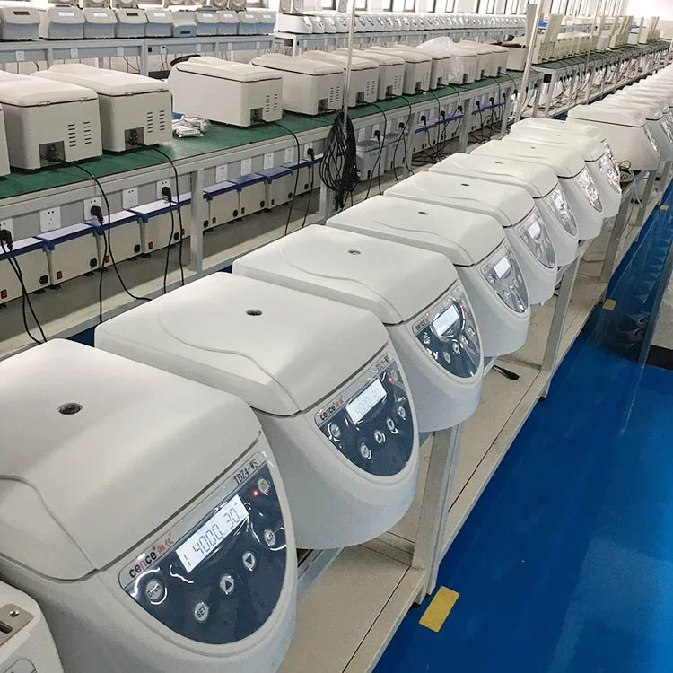 China Lab Centrifuge Machine Factory TDZ4-WS 18x10ml Angle Rotor 12x20ml