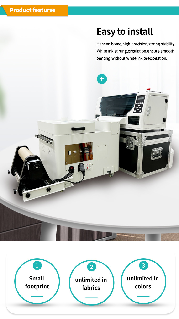 White Ink Circulation System A3 DTF Printer for Windows 7/8/10 Business Solutions