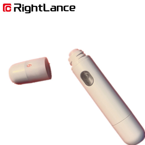 10cm FDA White Lancing Device Pen Lancet Device For Diabetes
