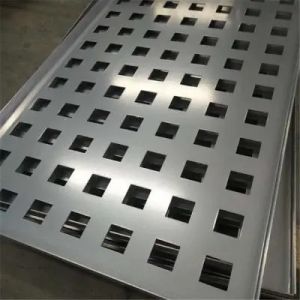 Hexagonal Hole Aluminum Perforated Mesh Sheet 1mm Thickness