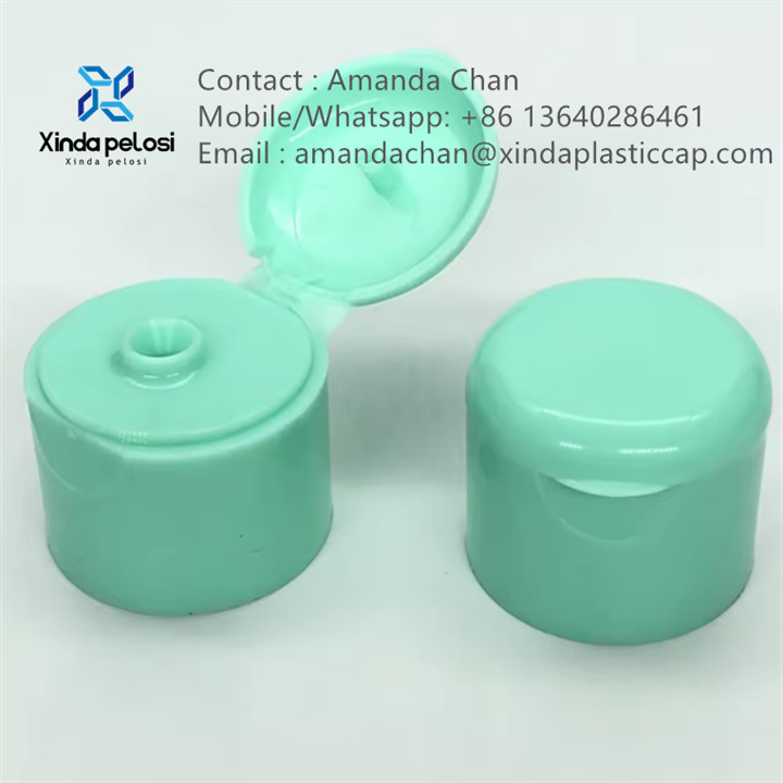 Environmentally Friendly Packaging Plastic Screw Flip Top Bottle Cap For Liquid