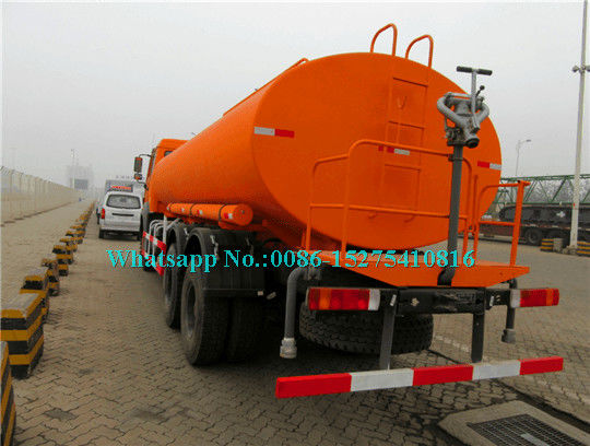Beiben North Benz 6x6 Water Truck , 380hp Water Tanker Vehicle 18000 Liters 16000L