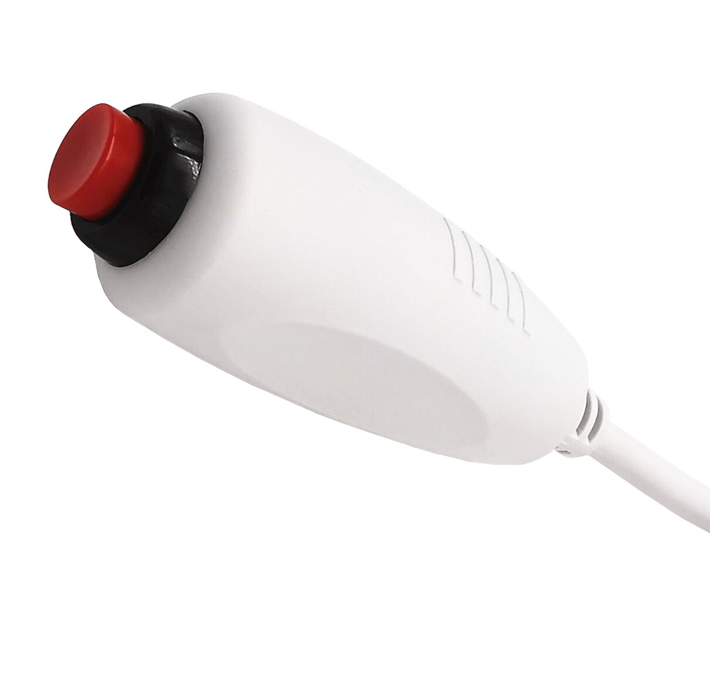 Custom 6.35 Single Button Switch Line Emergency Call Button Nurse Call Cable with Clip for Nurse Station Nurse Call System
