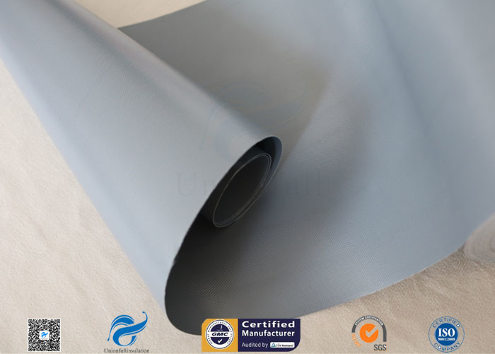 280g Waterproof PVC Coated Fiberglasss Cloth Fabric Heat Resistant Materials