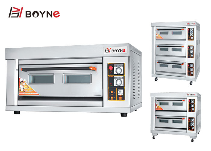 Double Deck Four Trays Gas Oven Bread Shop Bakery Kitchen Commercial Food Shop