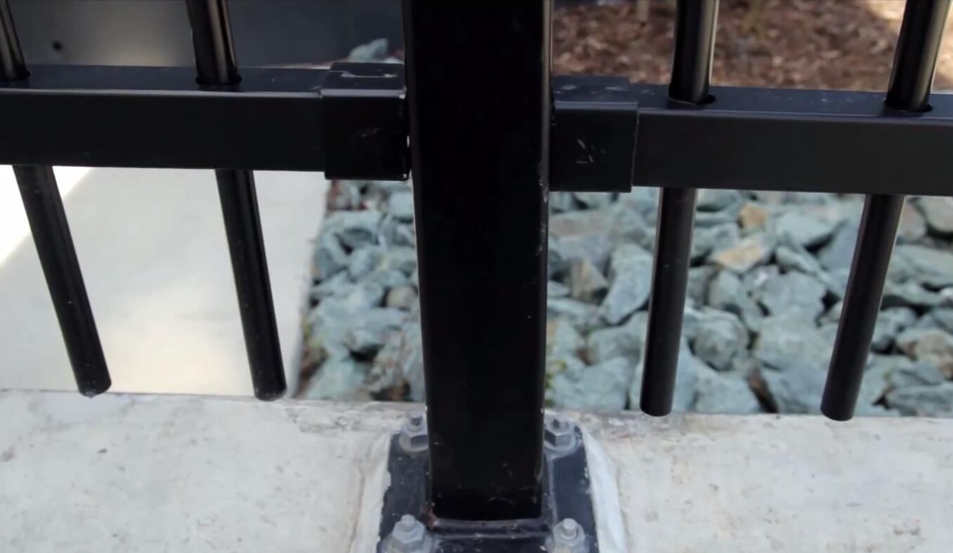 Security Fence,Crimp top fence, Black Fence Panels -2100mm x 2400mm