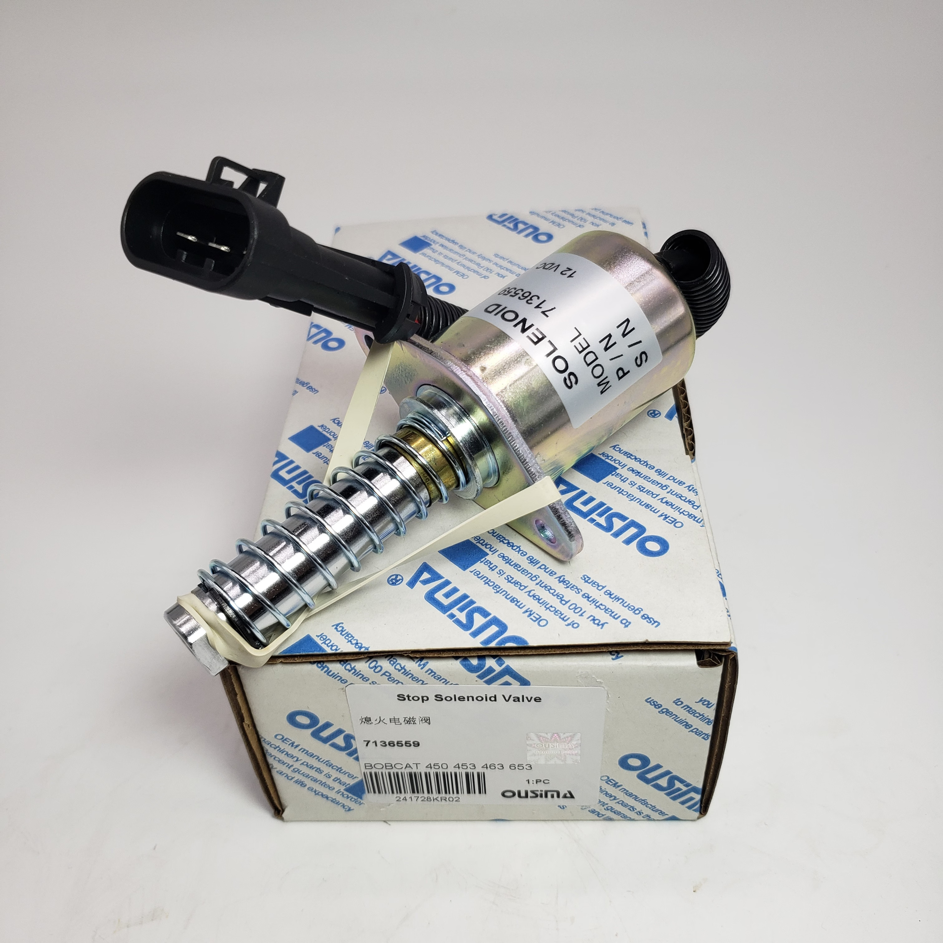 Solenoid Assembly 7136559 For Bobcat 753 873 S650