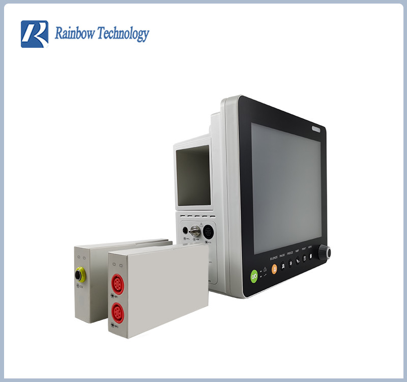 Gas Module Modular Patient Monitor 17 Languages With Human Voice Alarm