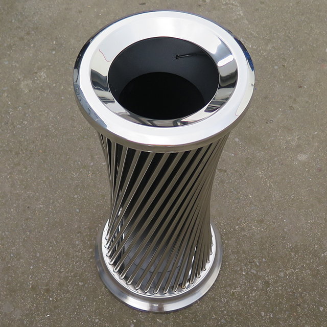 Street Furnitures Dia 300mm 35L Disposable Trash Can