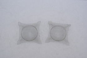 Stainless Steel 304 or 316 Wire Mesh Strainer with 1 to 500 mesh/inch, Filter Rating: 90%