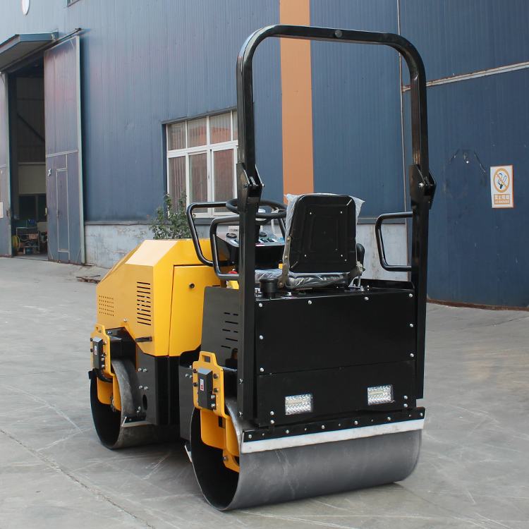 2.0 Ton Small Hydraulic Industrial Compactor for Vibratory Double Drum Road Roller