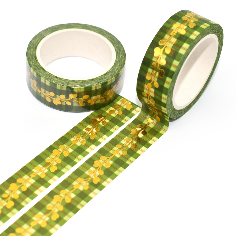 Custom Cartoon Design Colored Washi Tape Printed Foil Washi Tape