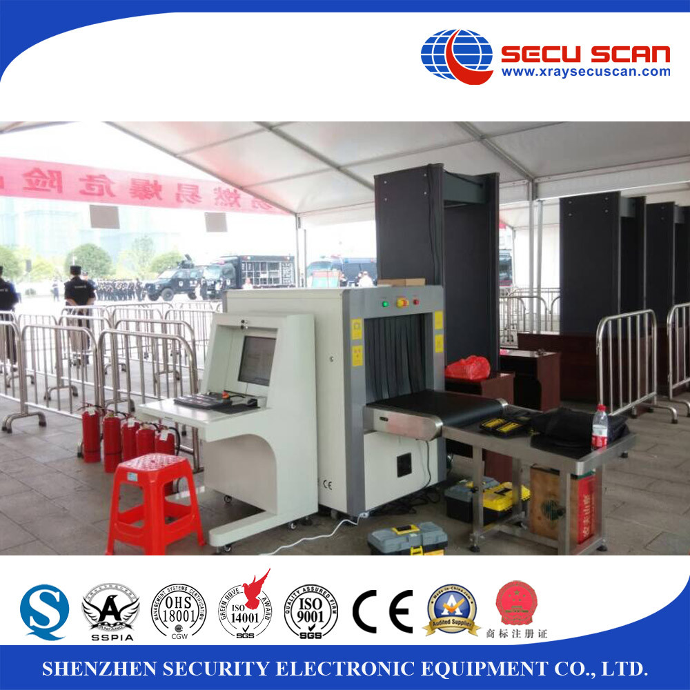 High Penetration X Ray Baggage Scanner 43mm with 160kv generator