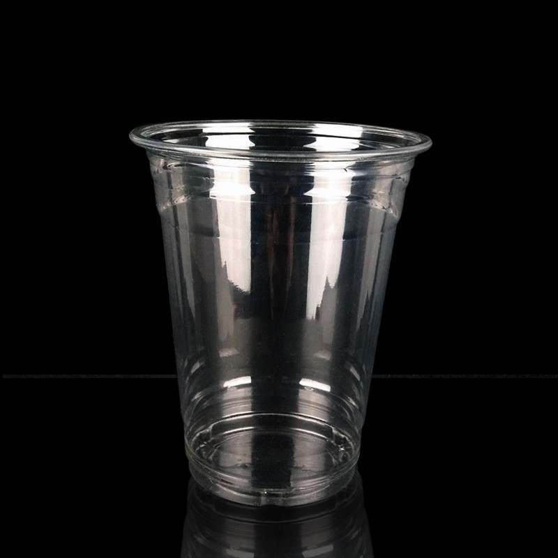 clear plastic cups with lids PP drinking cup 500 ml supplier in clear color