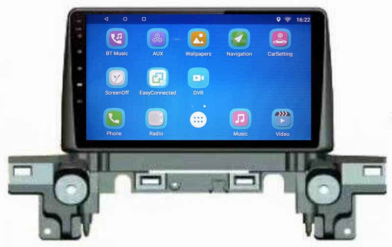 Ouchuangbo car radio head unit stereo android 6.0 for Mazda CX-5 2017 with bluetooth SWC BT AUX 4 Cores wallpaper.